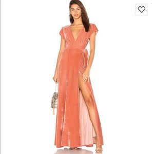 Tularosa Sid Wrap Dress in Wild Rose SM